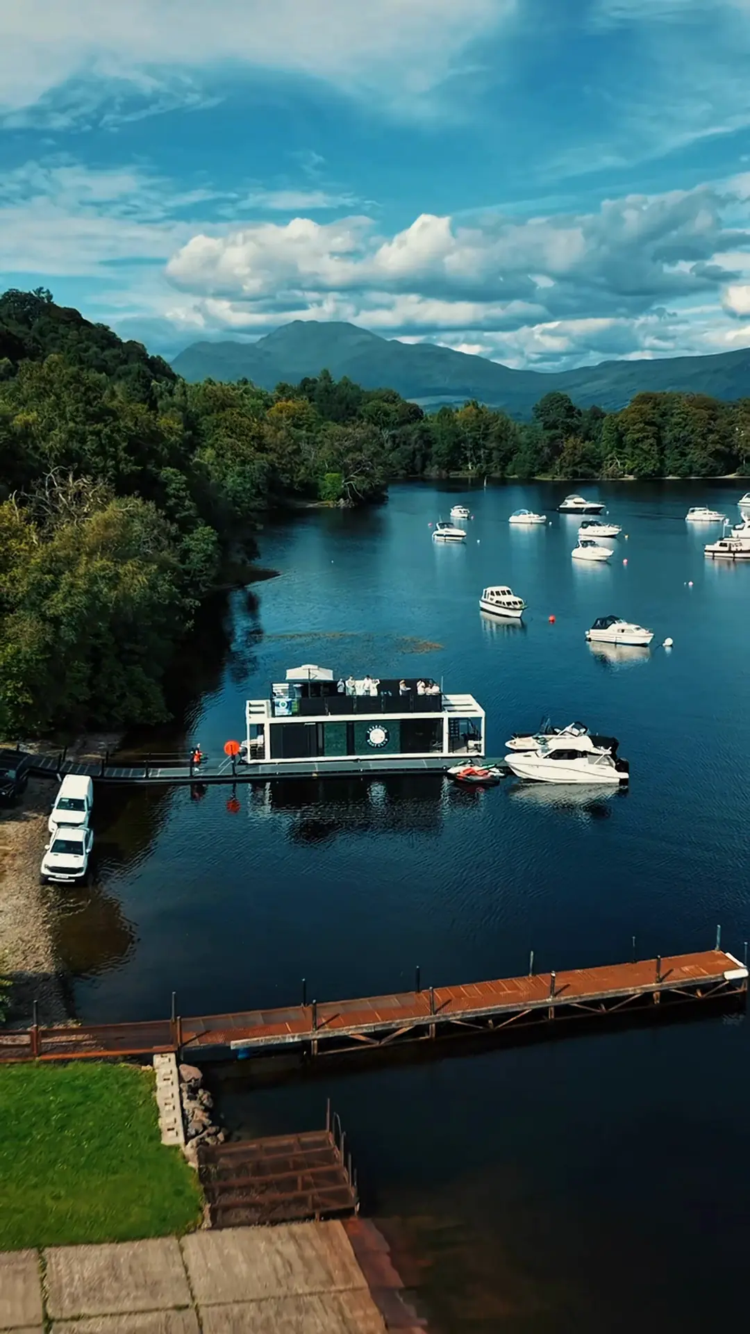 Proform Aesthetic Clinic, Loch Lomond, filmed by drone