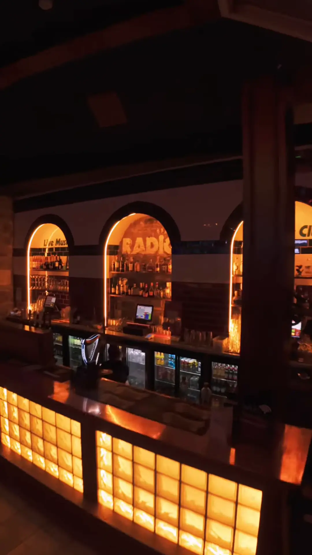 Radio, Sauchiehall Street, Glasgow, filmed by drone
