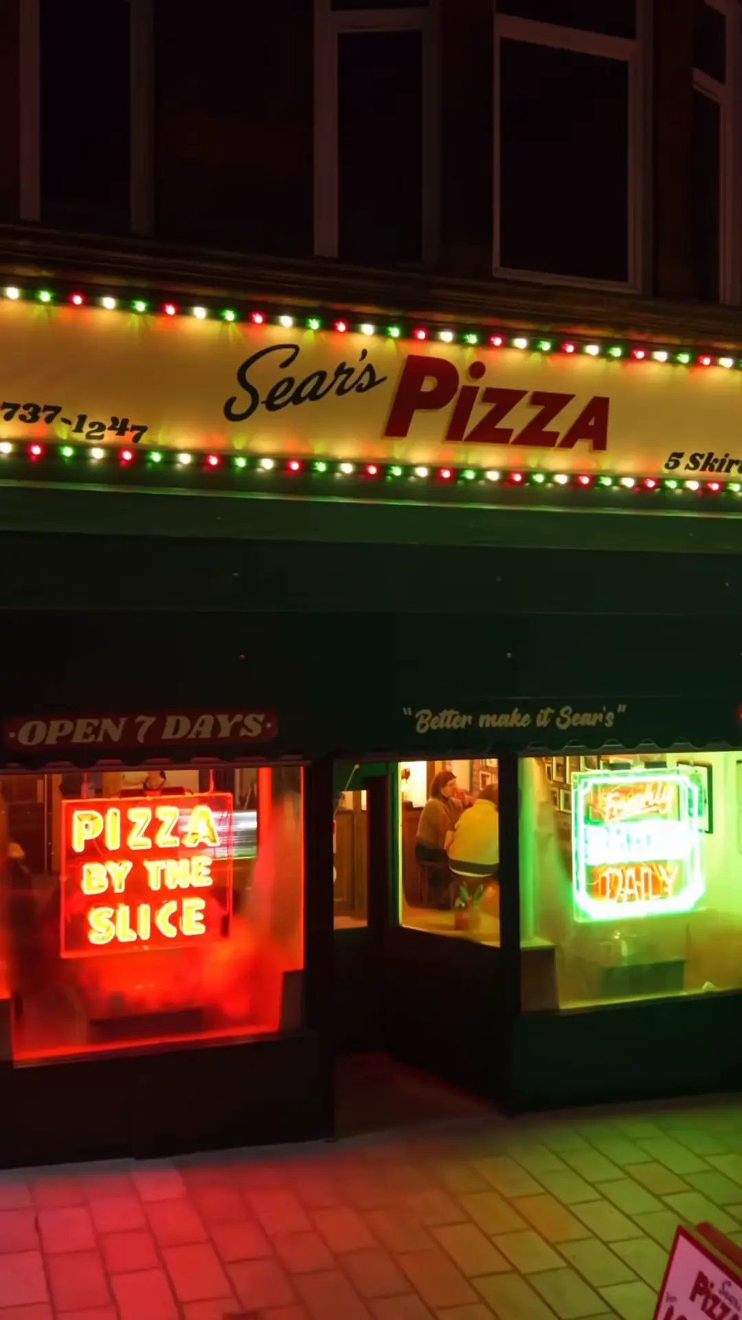 Sears Pizza, Glasgow, filmed by drone