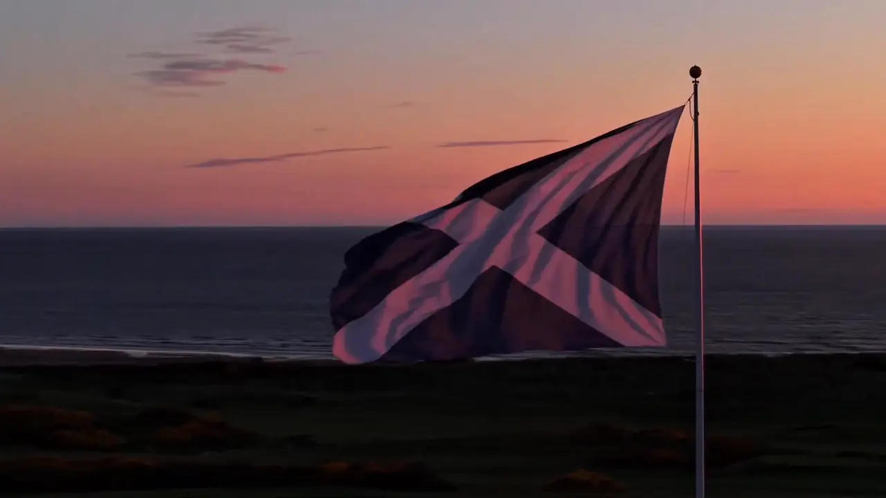 Trump Turnberry, Turnberry, South Ayrshire, filmed by drone